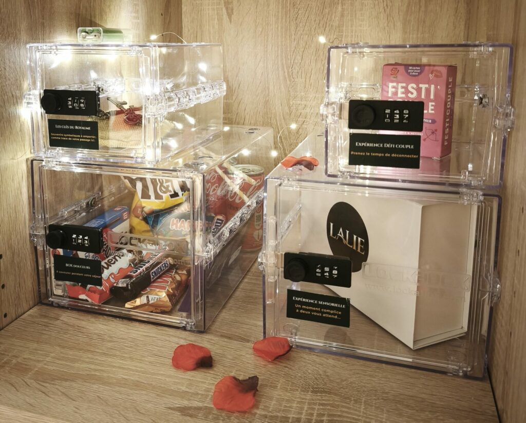 BOX en options dans la suite - bonbons, jeux coquins...