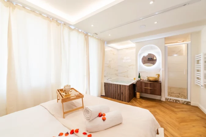 suite luxueuse avec tout le confort pour passer une nuit de rêve