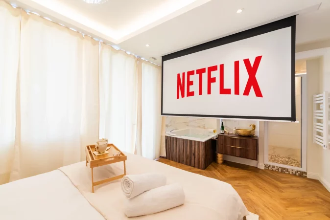ambiance cinéma avec vidéo-projecteur